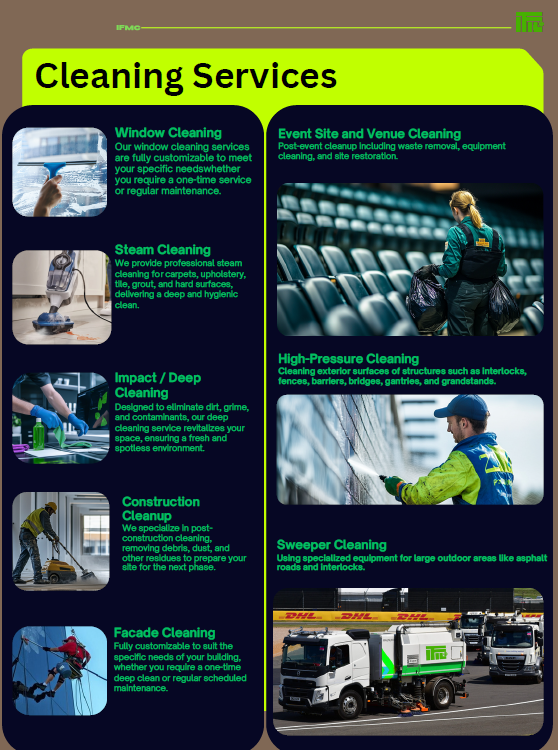 IFMC Detailed Cleaning Services